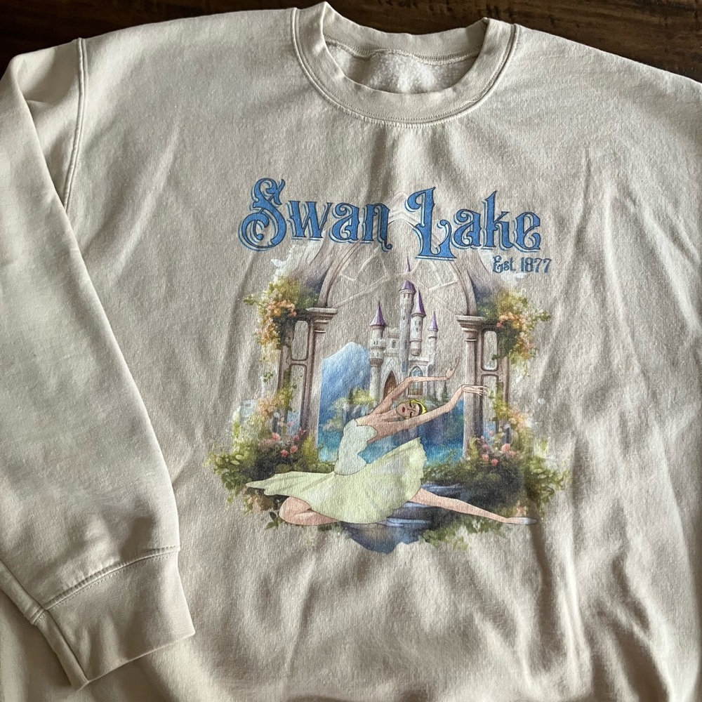Swan Lake Graphic Sweatshirt - Picture 2 of 4